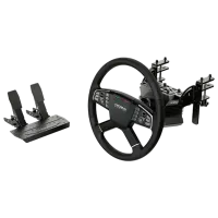 Volan Moza Racing R5 V2 Trucking Bundle Cu fir / 14 buttons / Black