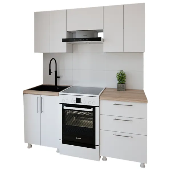 Кухня Smartex K2 ДСП меламин / White photo 1