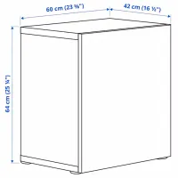 Навесные шкафы Ikea Besta/Hanviken Белый photo 4