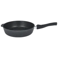 Сковорода Kukmara Granit Ultra SGGCH242A Универсальная / 24 см / Черный