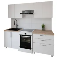 Bucătărie Smartex K2 PAL melaminat / White