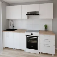 Bucătărie Smartex K2 PAL melaminat / White photo 2