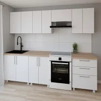 Bucătărie Smartex K2 PAL melaminat / White photo 2