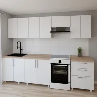 Кухня Smartex K2 ДСП меламин / White photo 2