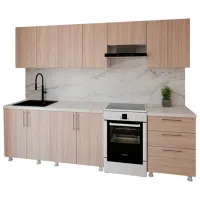 Bucătărie Smartex K2 PAL melaminat / Light Oak