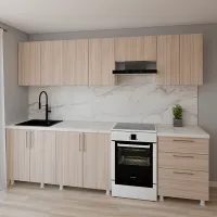Bucătărie Smartex K2 PAL melaminat / Light Oak photo 2
