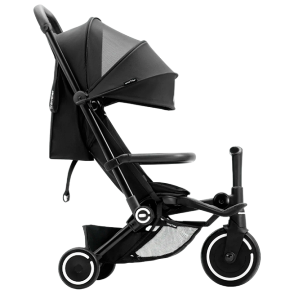 Trotinetă pentru copii cu trei roți SmarTrike Xtend Traveler 4in1 (6M-4Y) 22 kg/ Black photo 2