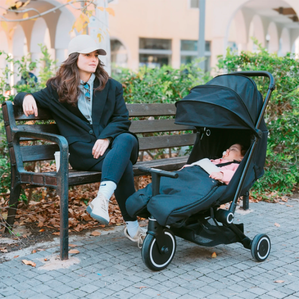 Trotinetă pentru copii cu trei roți SmarTrike Xtend Traveler 4in1 (6M-4Y) 22 kg/ Black photo 7