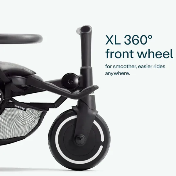 Trotinetă pentru copii cu trei roți SmarTrike Xtend Traveler 4in1 (6M-4Y) 22 kg/ Black photo 10