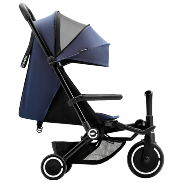 Trotinetă pentru copii cu trei roți SmarTrike Xtend Traveler 4in1 (6M-4Y) 22 kg/ Blue photo 2