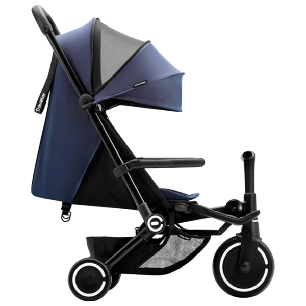Trotinetă pentru copii cu trei roți SmarTrike Xtend Traveler 4in1 (6M-4Y) 22 kg/ Blue photo 2