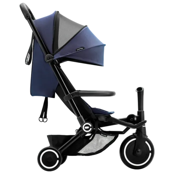 Trotinetă pentru copii cu trei roți SmarTrike Xtend Traveler 4in1 (6M-4Y) 22 kg/ Blue photo 3