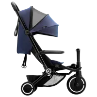 Trotinetă pentru copii cu trei roți SmarTrike Xtend Traveler 4in1 (6M-4Y) 22 kg/ Blue photo 3