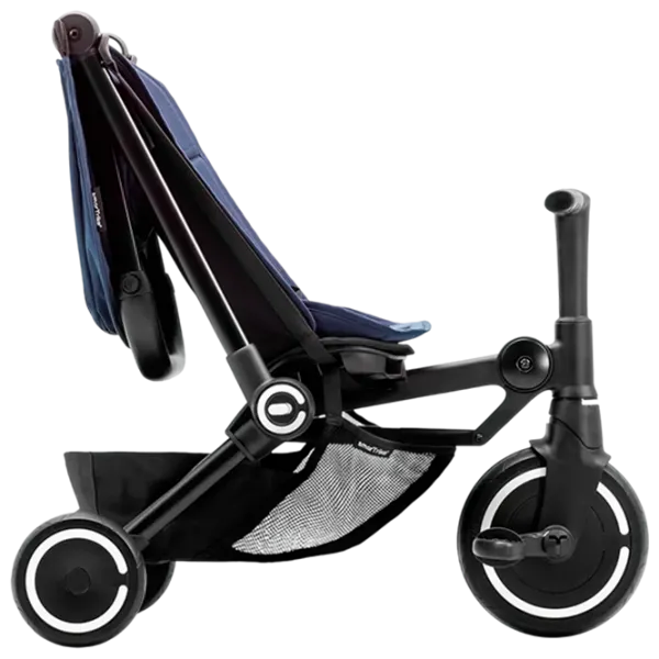 Trotinetă pentru copii cu trei roți SmarTrike Xtend Traveler 4in1 (6M-4Y) 22 kg/ Blue photo 4