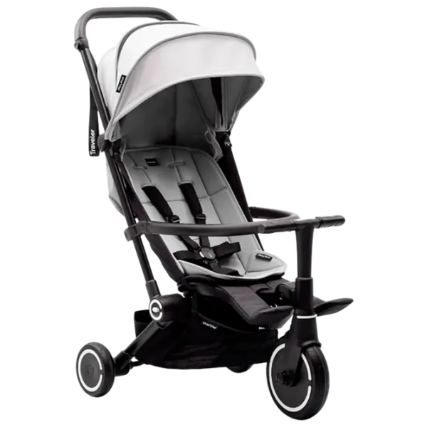 Trotinetă pentru copii cu trei roți SmarTrike Xtend Traveler 4in1 (6M-4Y) 22 kg/ White photo 1