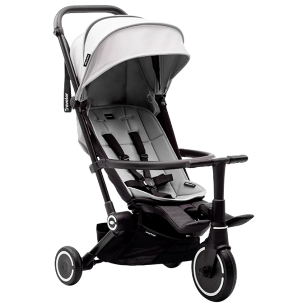 Trotinetă pentru copii cu trei roți SmarTrike Xtend Traveler 4in1 (6M-4Y) 22 kg/ White photo 1
