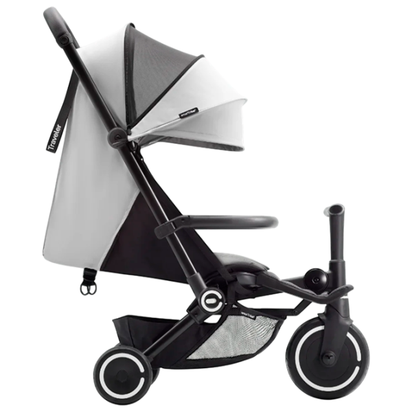 Trotinetă pentru copii cu trei roți SmarTrike Xtend Traveler 4in1 (6M-4Y) 22 kg/ White photo 2