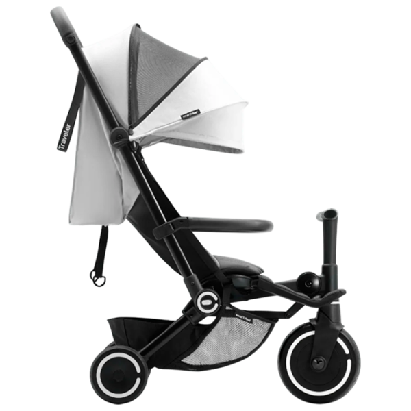 Trotinetă pentru copii cu trei roți SmarTrike Xtend Traveler 4in1 (6M-4Y) 22 kg/ White photo 3