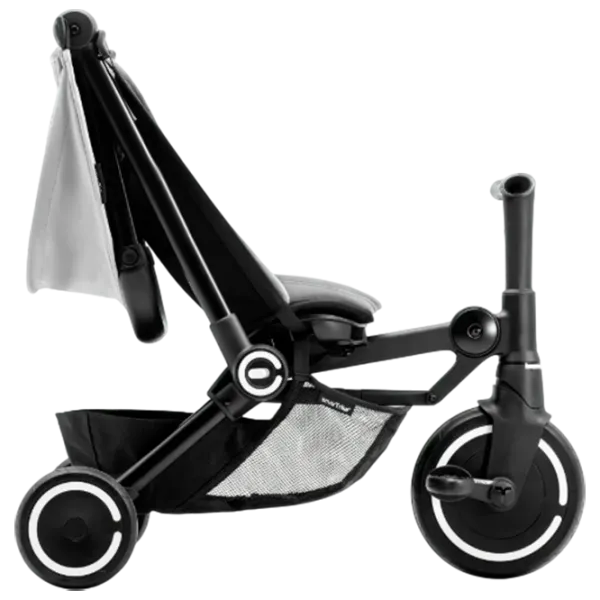 Trotinetă pentru copii cu trei roți SmarTrike Xtend Traveler 4in1 (6M-4Y) 22 kg/ White photo 5