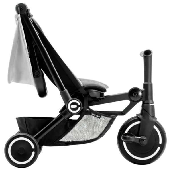 Trotinetă pentru copii cu trei roți SmarTrike Xtend Traveler 4in1 (6M-4Y) 22 kg/ White photo 5