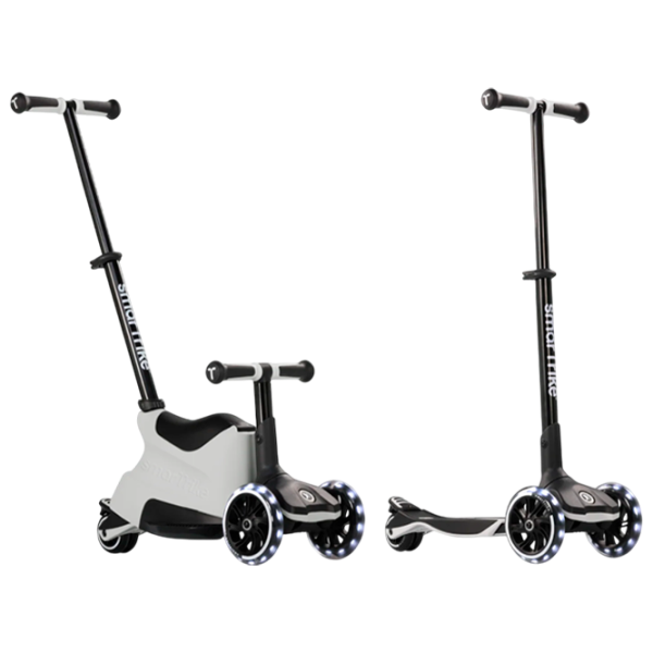Trotinetă pentru copii cu trei roți SmarTrike Xtend Scooter Ride-on (12M-12Y) 50 kg/ Gray photo 2