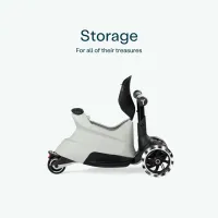 Trotinetă pentru copii cu trei roți SmarTrike Xtend Scooter Ride-on (12M-12Y) 50 kg/ Gray photo 5