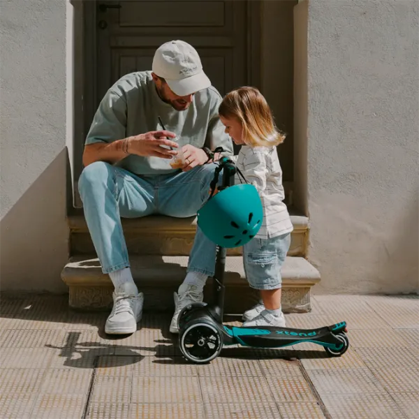 Trotinetă pentru copii cu trei roți SmarTrike Xtend Scooter Ride-on (12M-12Y) 50 kg/ Gray photo 9