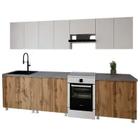 Bucătărie Smartex K2 PAL melaminat / Dark Oak