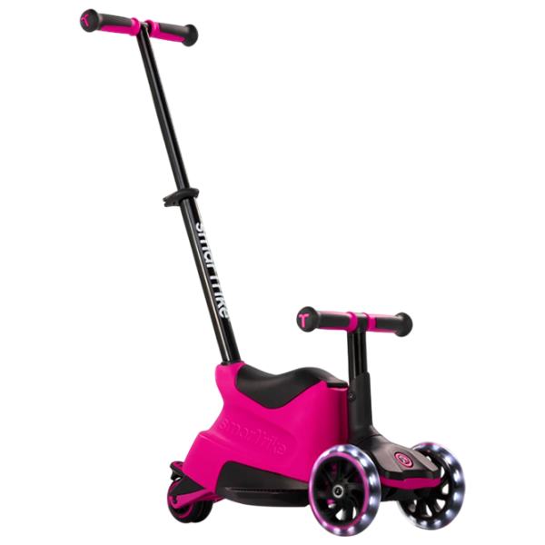 Trotinetă pentru copii cu trei roți SmarTrike Xtend Scooter Ride-on (12M-12Y) 50 kg/ Pink photo 1