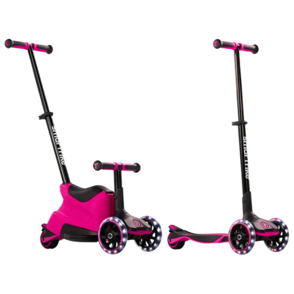 Trotinetă pentru copii cu trei roți SmarTrike Xtend Scooter Ride-on (12M-12Y) 50 kg/ Pink photo 2