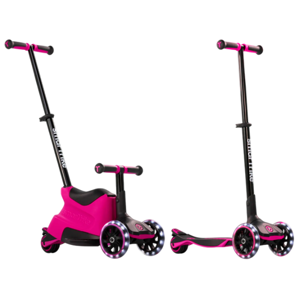 Trotinetă pentru copii cu trei roți SmarTrike Xtend Scooter Ride-on (12M-12Y) 50 kg/ Pink photo 2