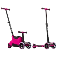 Trotinetă pentru copii cu trei roți SmarTrike Xtend Scooter Ride-on (12M-12Y) 50 kg/ Pink photo 2