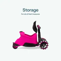 Trotinetă pentru copii cu trei roți SmarTrike Xtend Scooter Ride-on (12M-12Y) 50 kg/ Pink photo 4
