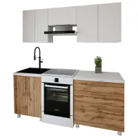 Bucătărie Smartex K2 PAL melaminat / Dark Oak