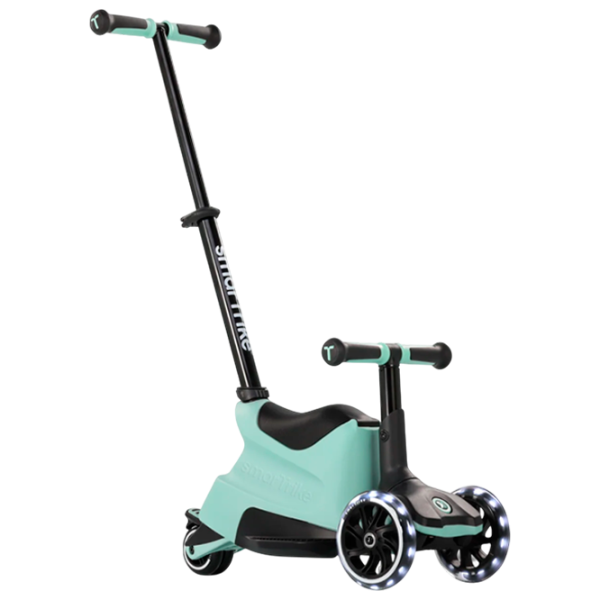 Trotinetă pentru copii cu trei roți SmarTrike Xtend Scooter Ride-on (12M-12Y) 50 kg/ Green photo 1
