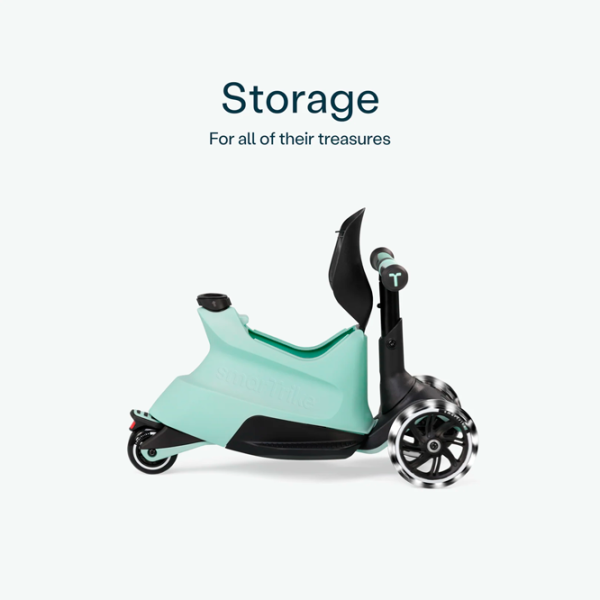 Trotinetă pentru copii cu trei roți SmarTrike Xtend Scooter Ride-on (12M-12Y) 50 kg/ Green photo 4