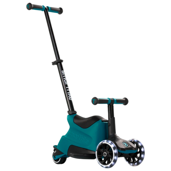 Trotinetă pentru copii cu trei roți SmarTrike Xtend Scooter Ride-on (12M-12Y) 50 kg/ Teal photo 1