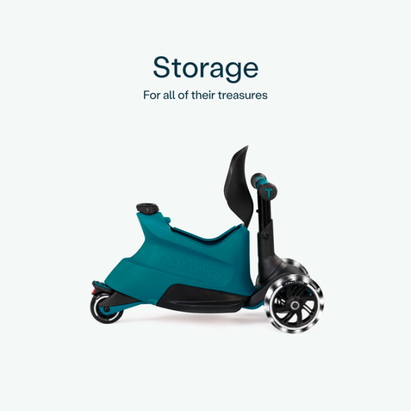 Trotinetă pentru copii cu trei roți SmarTrike Xtend Scooter Ride-on (12M-12Y) 50 kg/ Teal photo 5