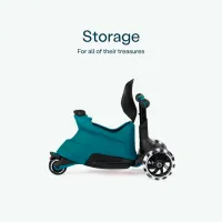 Trotinetă pentru copii cu trei roți SmarTrike Xtend Scooter Ride-on (12M-12Y) 50 kg/ Teal photo 5