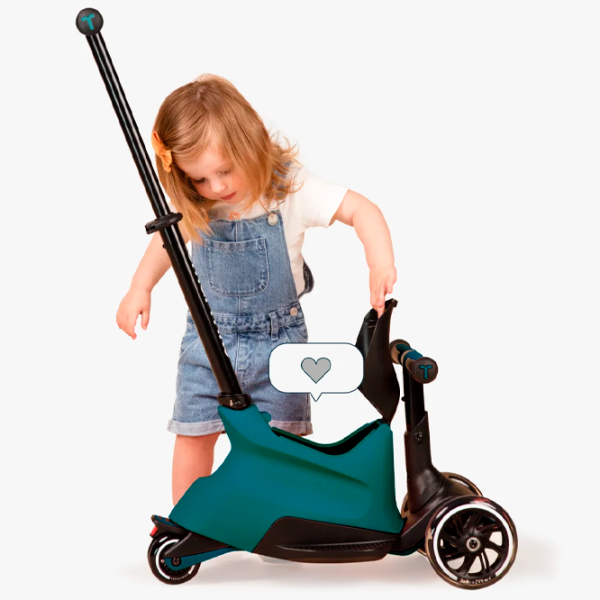 Trotinetă pentru copii cu trei roți SmarTrike Xtend Scooter Ride-on (12M-12Y) 50 kg/ Teal photo 8