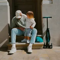 Trotinetă pentru copii cu trei roți SmarTrike Xtend Scooter Ride-on (12M-12Y) 50 kg/ Teal photo 11