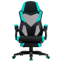 Scaun Gaming LUMI Brun Blue Black