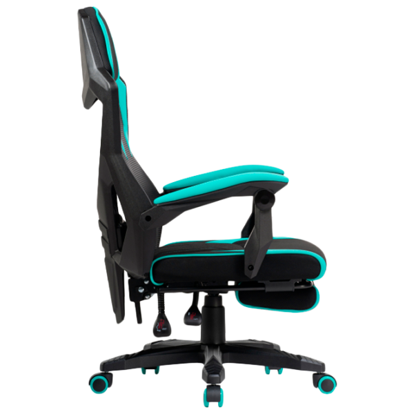 Scaun Gaming LUMI Brun Blue Black photo 3