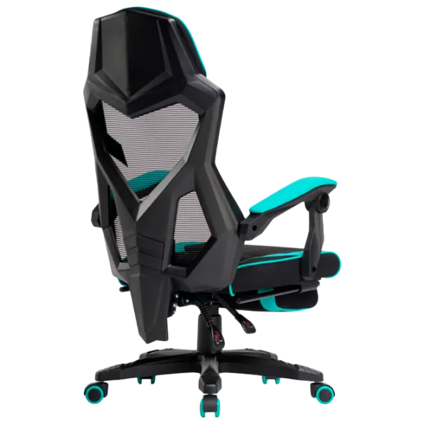 Scaun Gaming LUMI Brun Blue Black photo 4