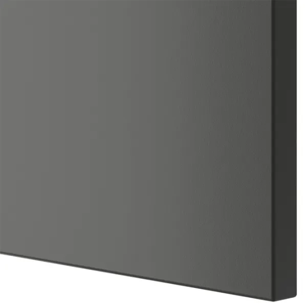 Dulap cu vitrină Ikea Besta/Lappviken/Fallsvik Sticlă / Dark grey photo 5