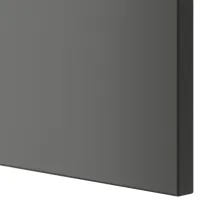 Dulap cu vitrină Ikea Besta/Lappviken/Fallsvik Sticlă / Dark grey photo 5