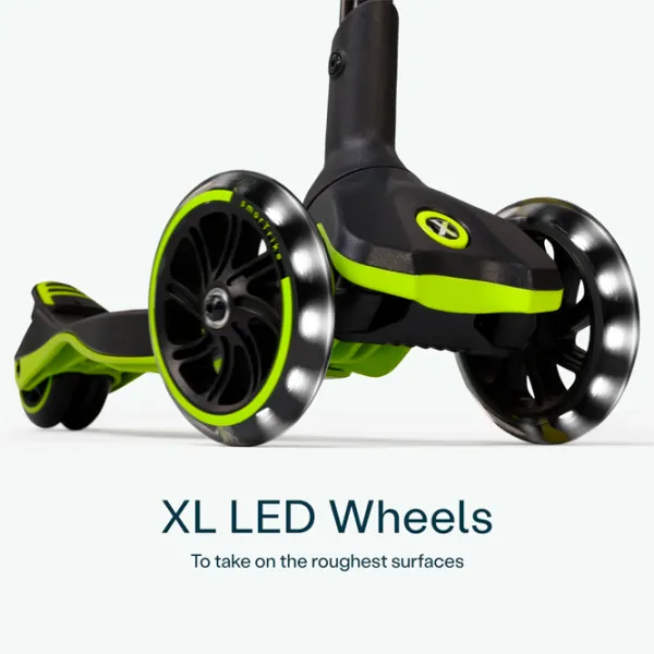Trotinetă pentru copii cu trei roți SmarTrike Xtend Scooter (3Y-12Y) / Lime photo 3