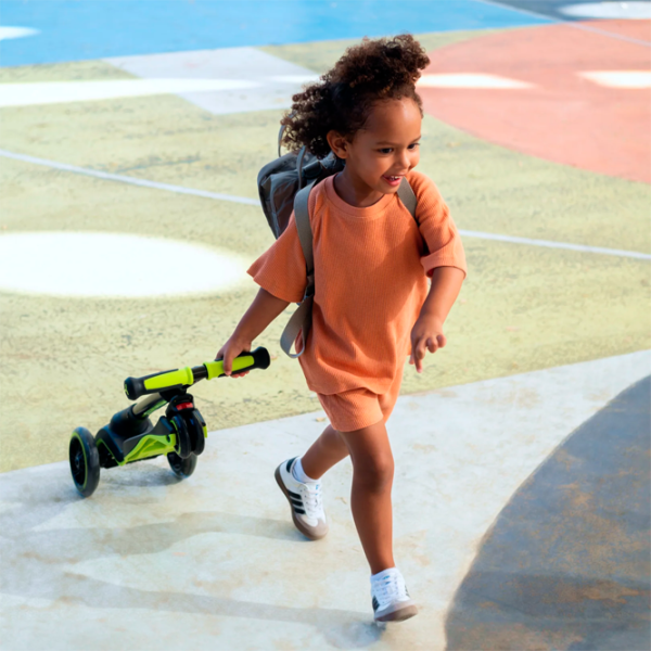 Trotinetă pentru copii cu trei roți SmarTrike Xtend Scooter (3Y-12Y) / Lime photo 7