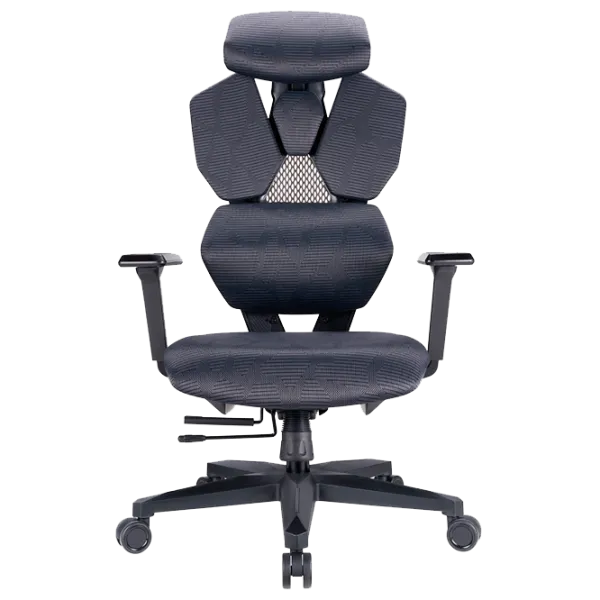 Scaun Gaming LUMI Comfy Mesh Gray Black photo 5 Scaun Gaming LUMI Comfy Mesh Gray Black photo 5