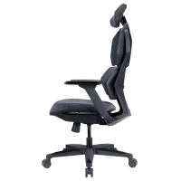 Scaun Gaming LUMI Comfy Mesh Gray Black photo 6